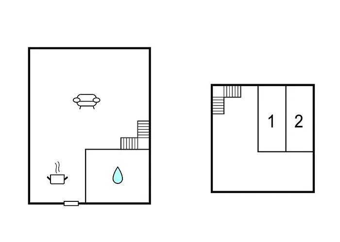 Hébergement de vacances 2 Bedroom Stunning In *